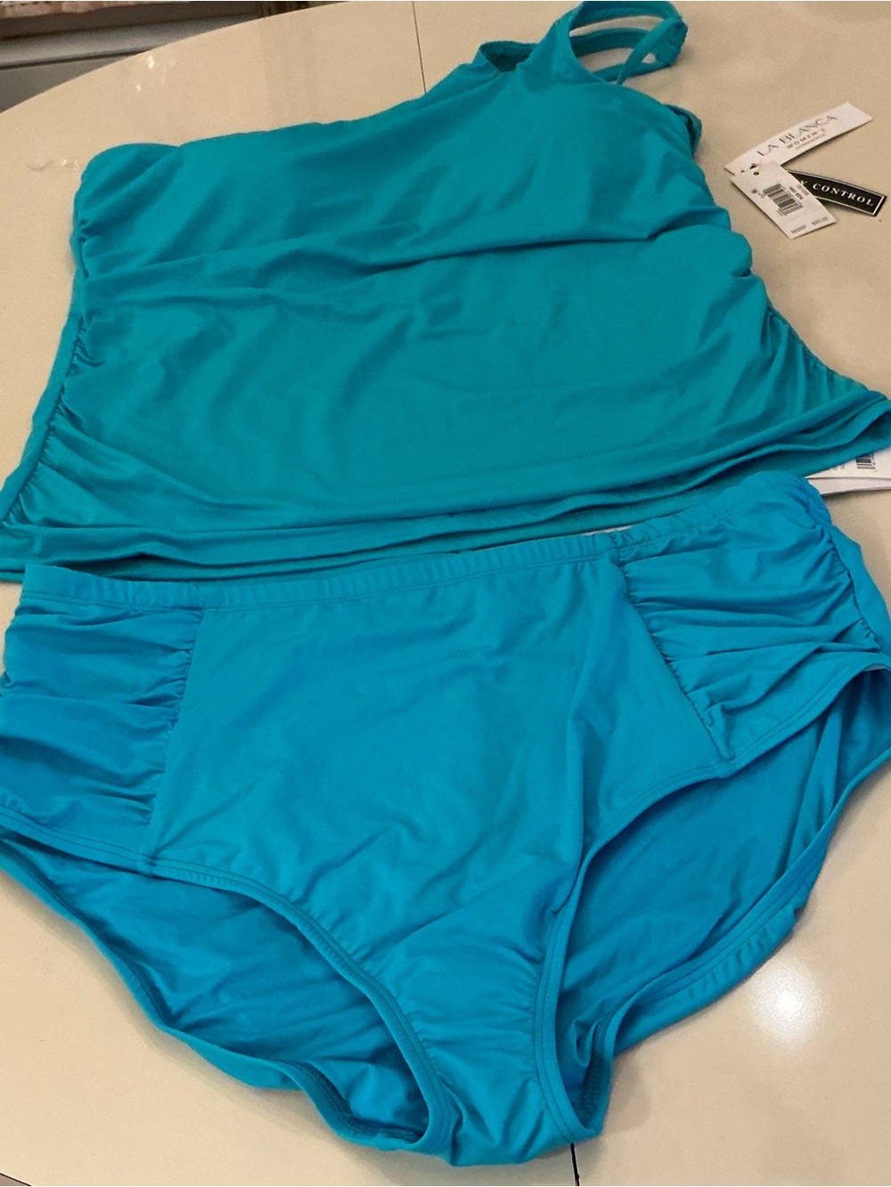 La Blanca Blue  Tankini  Size 20W NWT